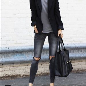 Anine Bing Black Skinny Jeans